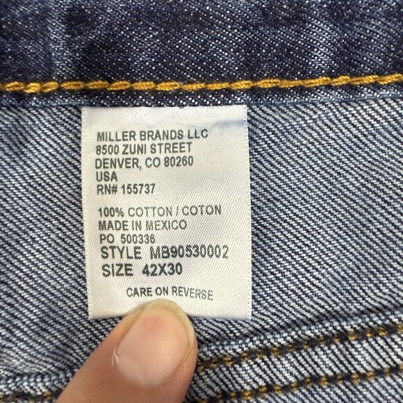 Cinch Western Jeans Mens Green Label Rodeo 42X30 Med Wash Relaxed Fit Cowboy - Picture 6 of 12